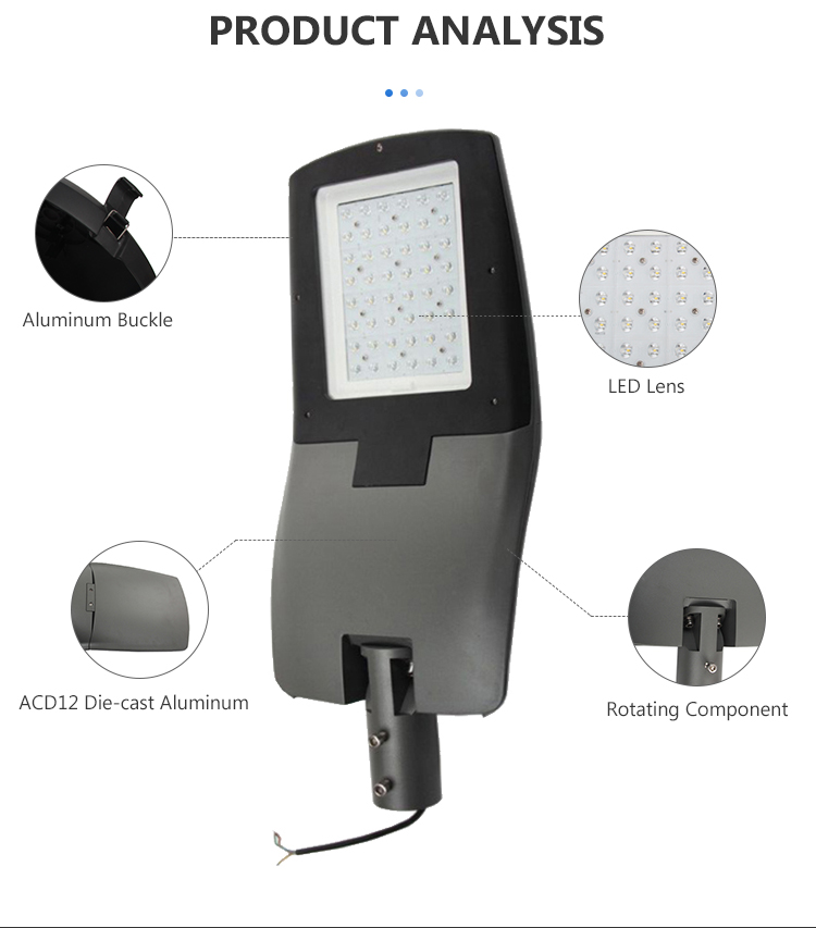 Outdoor Waterproof IP65 LED Street Light Road Light 20w 30w 50w 100w 150w 180w 200w