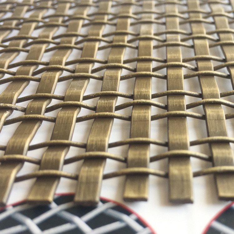 Stainless Steel Architectural Mesh Opening Size 1.2mm 5.0mm Wire Diameter 0.8mm 2.0mm Length 30m