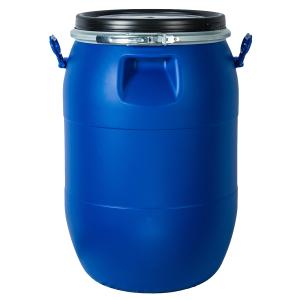 China 60 Litre HDPE Open Top Blue Plastic Drum wholesale