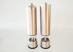 China Electric Stainless Steel Pepper And Salt Grinder Battery-Operated For Effortless Use wholesale