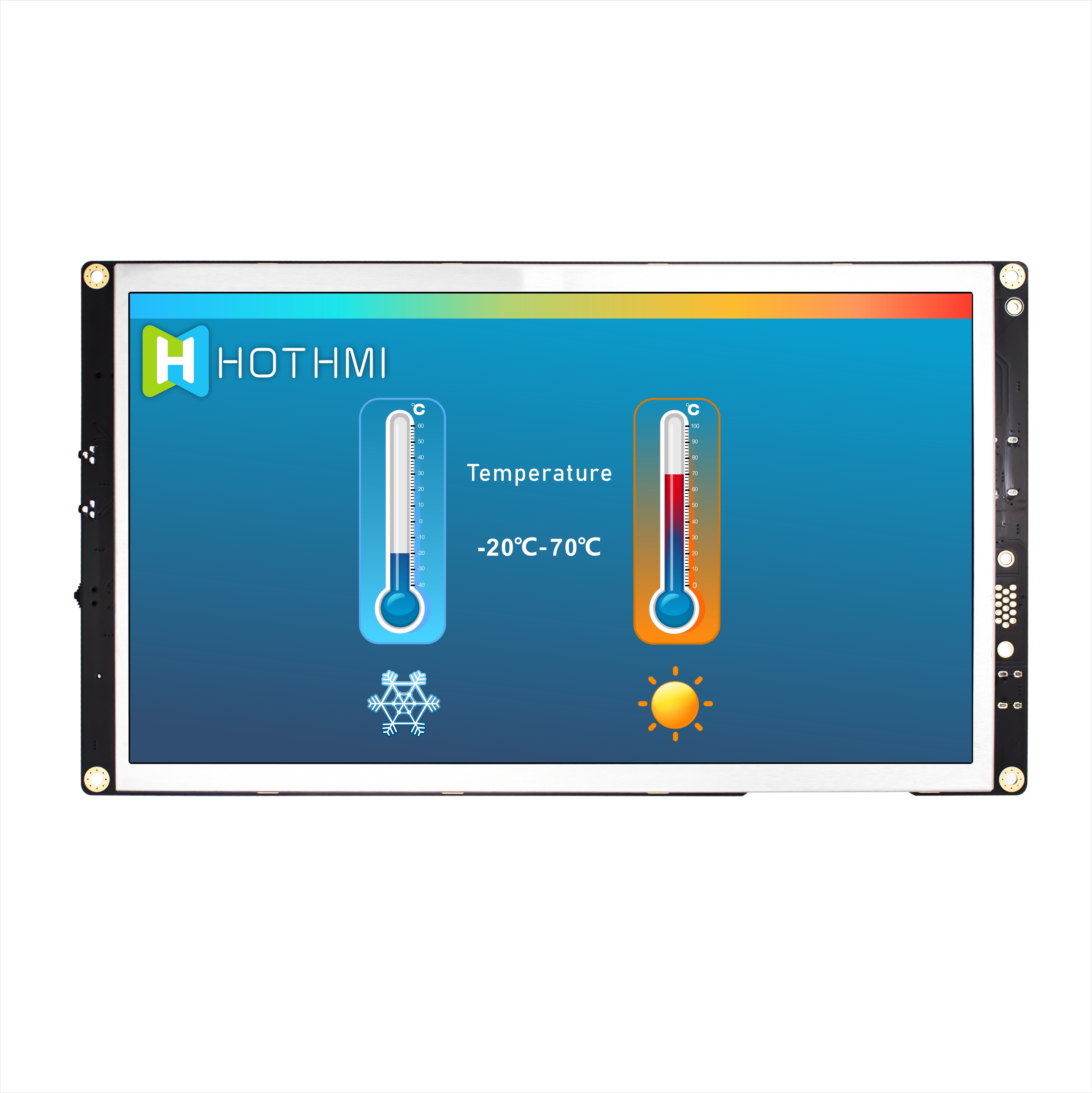 10.1 Inch HI IPS 1024x600 TFT LCD Module Display Sunlight Readable With Raspberry Pi
