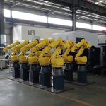 4000mm Sand Belt Robotic Polishing Machine Cell For Metal
