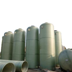 China Durable Food Brewing FRP Vertical Tank 3.5CBM Chemical Resistant wholesale