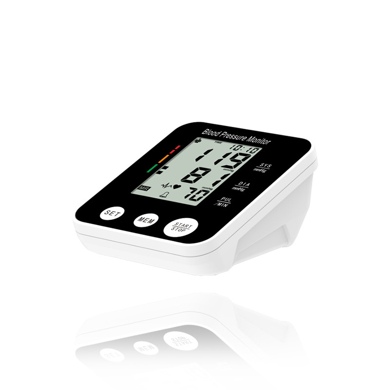 Home BP Meter Upper Arm Digital Blood Pressure Monitor 40 To 180times / Min
