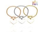18mm Length Toggle Clasp Closure Cross Chain Bracelet