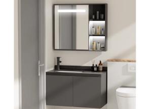 China Metal Black Wall Mounted Bathroom Vanity EDM / OEM Available wholesale