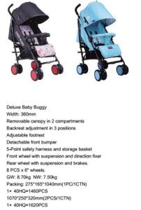 China Deluxe baby buggy wholesale