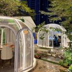 PC Clear Dome House Tent 6m Geodesic Dome For Outdoor Clamping