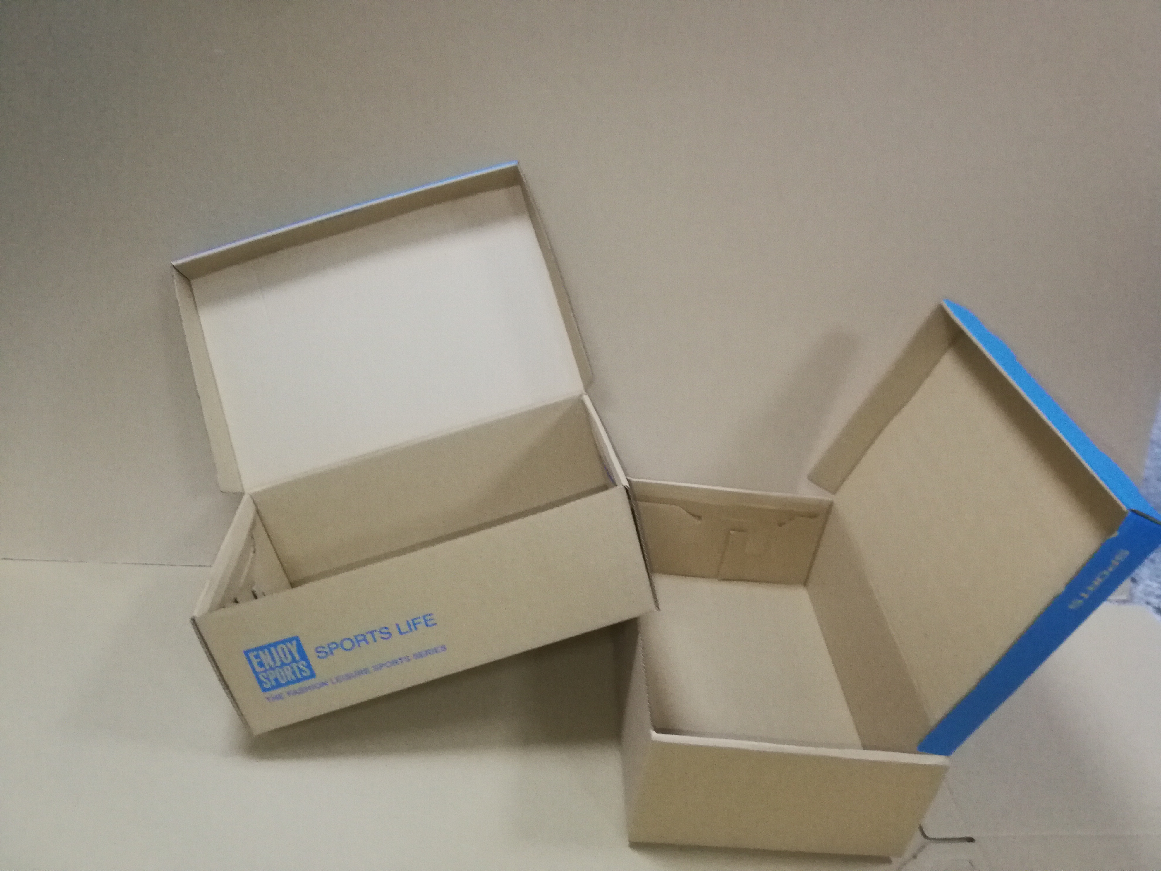 Custom Printed Shoe Box Paper Packaging Recyclable 4c Offset Printing