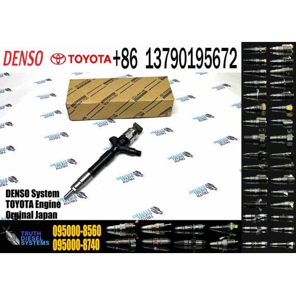 Common Rail Fuel Injector 095000-8560 23670-30370 2367030370 for Toyota Hilux Vigo Toyota KUN26 0950008560