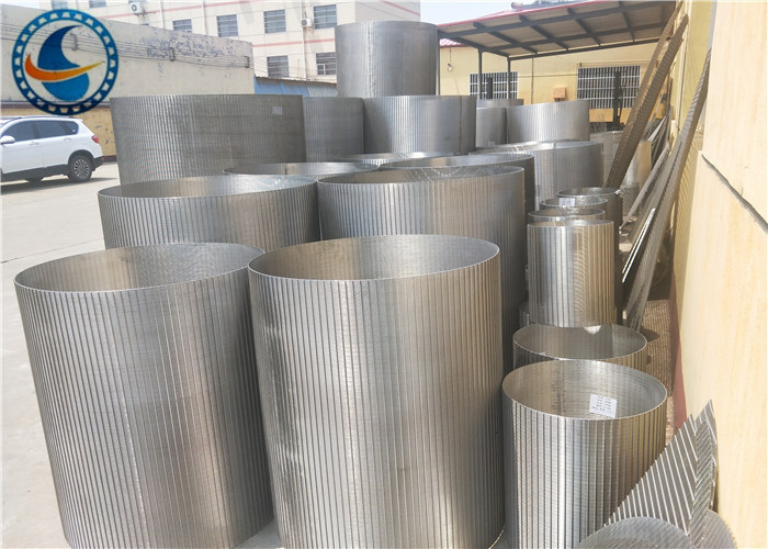 Point Welding Continuous Slot Screen , Non Clogging Water Well Screen Pipe