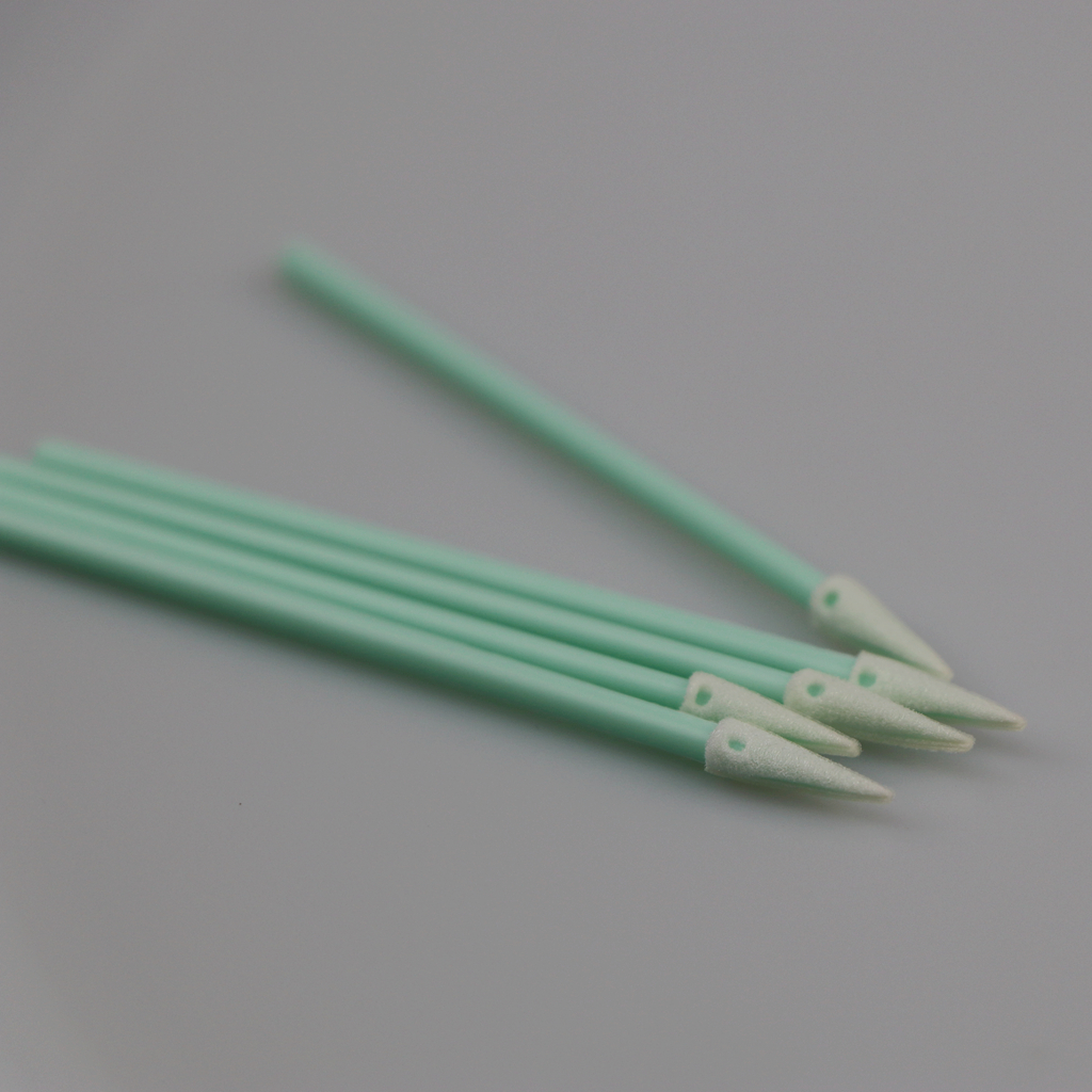 TX750 Cleanroom Lint Free Foam Pointed Tip Sponge Swab Sharp Head Foam Swab