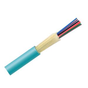 China PVC/LSZH Outer Jacket Aqua Color Indoor Single Mode Multimode Optical Fiber Cable wholesale