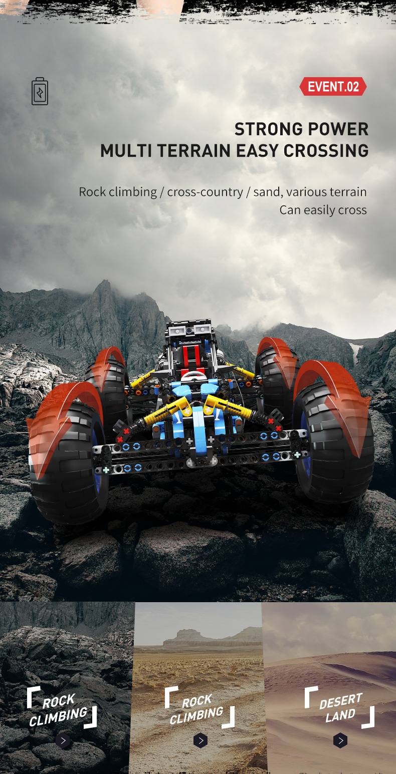 High Speed Off Road Rc Car 4x4 Remote Control Car 100 Km Speed Model Toy 25Meter Range