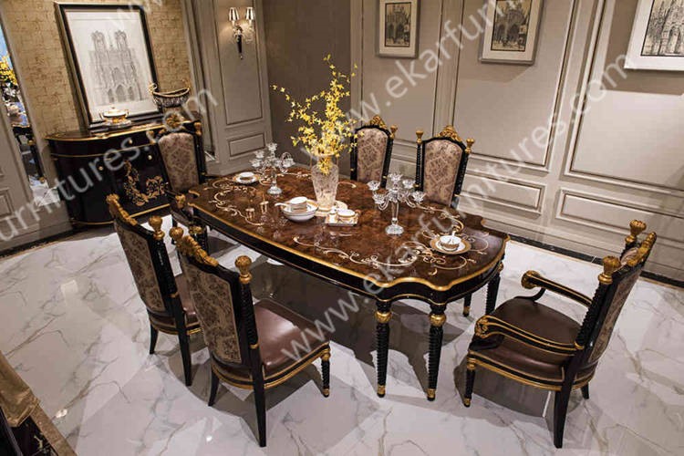 Marble dining table prices with chairs vintage furniture manufacturer list table TN-028A