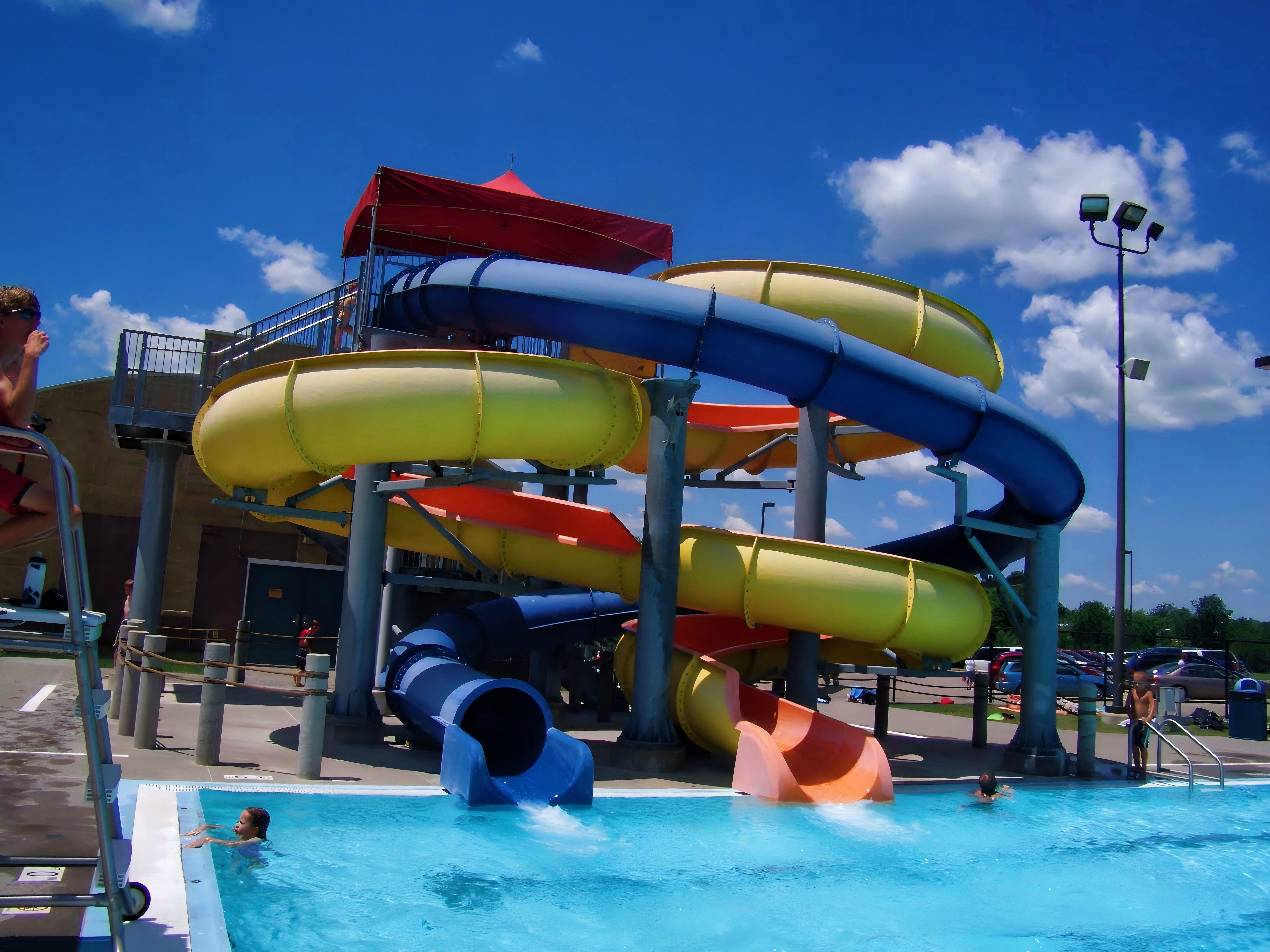 Water Park Child Water Playground Summer Game Equipment Aqua Slide