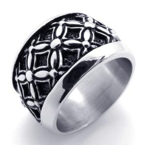 China Tagor Jewelry Super Fashion 316L Stainless Steel Casting Rings Collection PXR013 wholesale