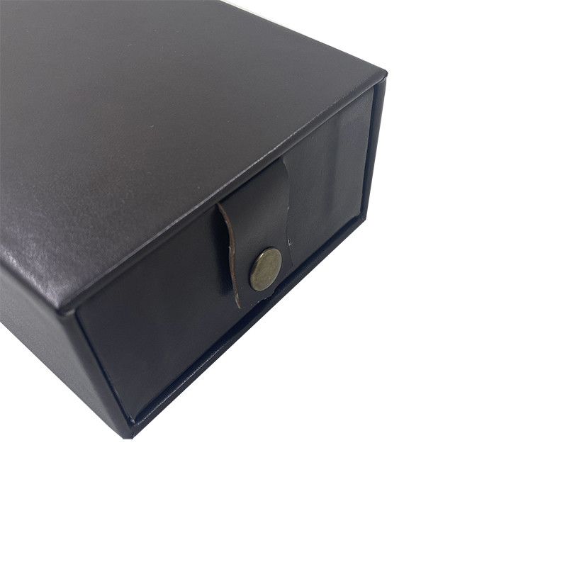 Hard cardboard Custom PU box , PU drawer eyeglasses box