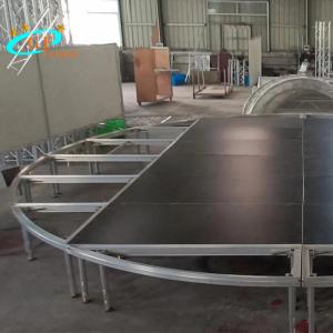 China Round Outdoor 6061-T6 Aluminum Stage Platform Anticrack wholesale