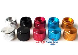China 20x15.5mm Aluminium AMP volume potentiometer Knob 6.0mm hole wholesale