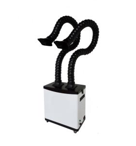 China AC 220VWelding Fume Extractor Double Arms 15kg Weight For Chemicals wholesale