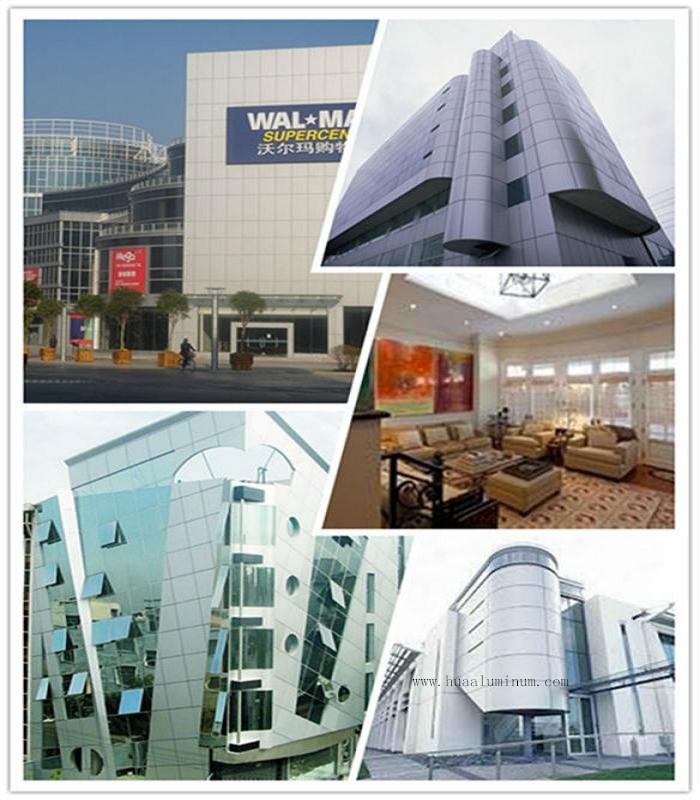 Anti Static Glossy ACP Sheets 11.50m Aluminum Composite Panel Cladding