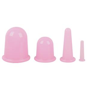 China Silicone Vacuum Acupuncture Cupping Cups Set Eco Friendly wholesale