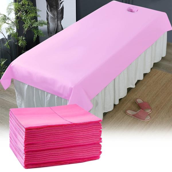 Disposable Massage Table Sheets, Waterproof Massage SPA Bed Cover Sheets 31.5" X