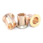 High Precise Sleeve Bearing Max 800mm Brass CNC Turned Parts
