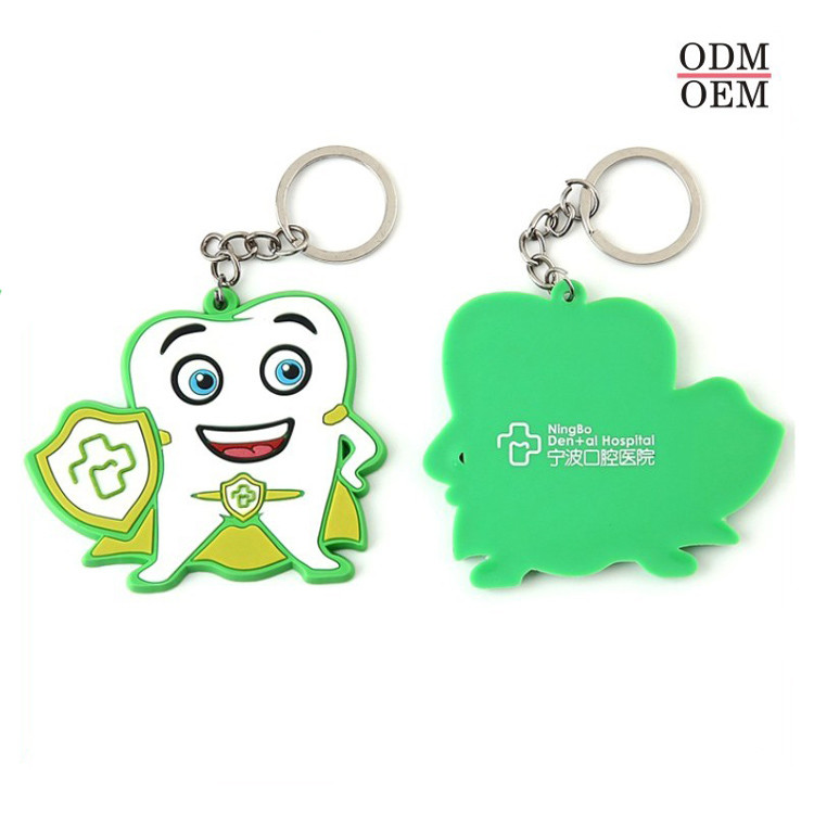 Customized Key Holder Ring Souvenir Animal Shape Embossing Printing