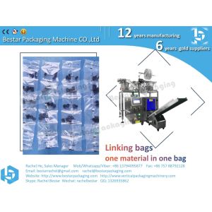 Hardware counting packing machine, linking bag with specified length