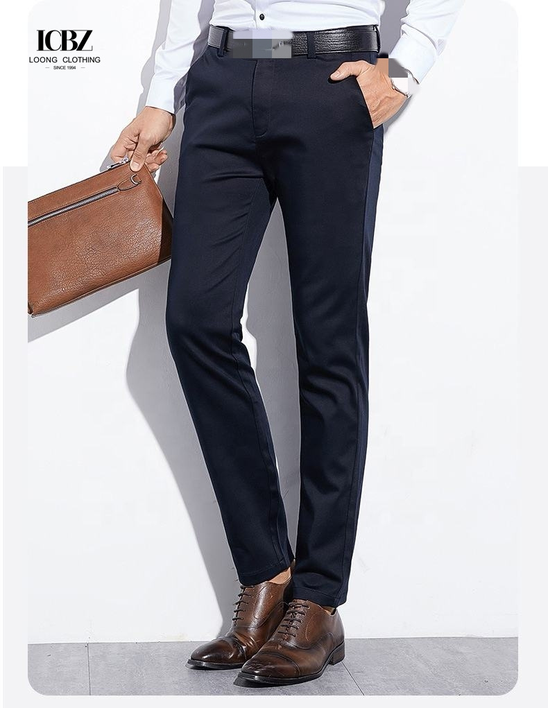 Nonwoven Weaving Method End Men's Trousers Spring Autumn Youth Straight Cotton Pants