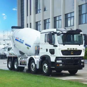China 10cbm 350HP Diesel Concrete Mixer Truck With Sinotruk HOWO Tx 8X4 Heavy Duty Truck Chassis wholesale
