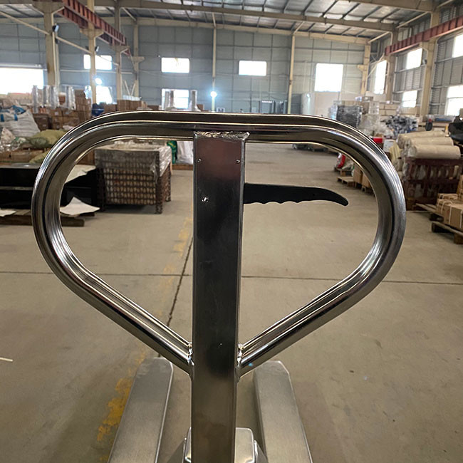 Manual 1000kg Stainless Steel Pallet Truck Lifting Height 31.50''