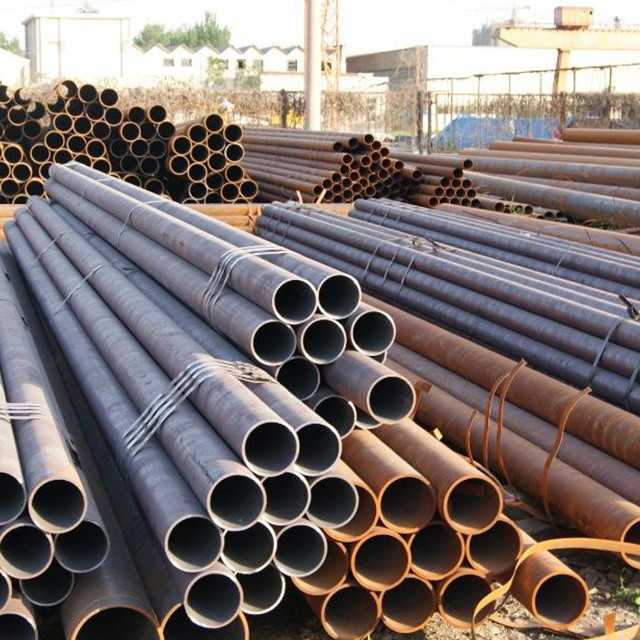Q235B Straight Seam Plate And Coil Carbon Longitudinal Welded Pipe