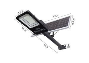 China Waterproof 3000K 60W LED Solar Street Lights wholesale