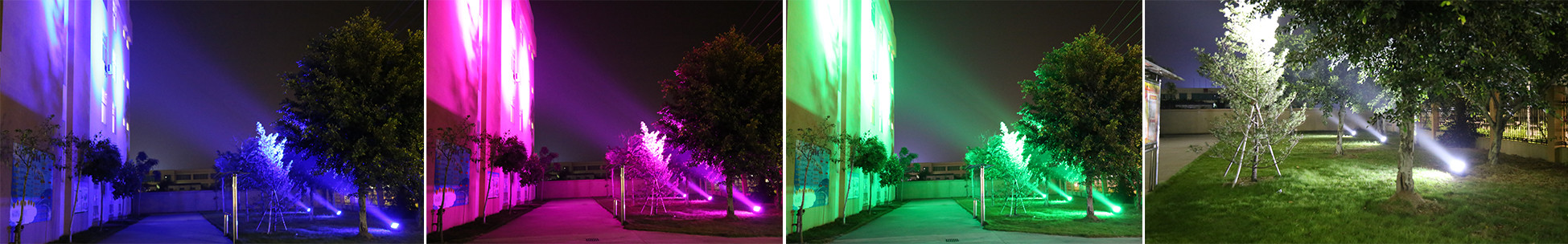 Waterproof 400W RGBW 4 In 1 LED Stage Flood Lights For Outdoor Projects