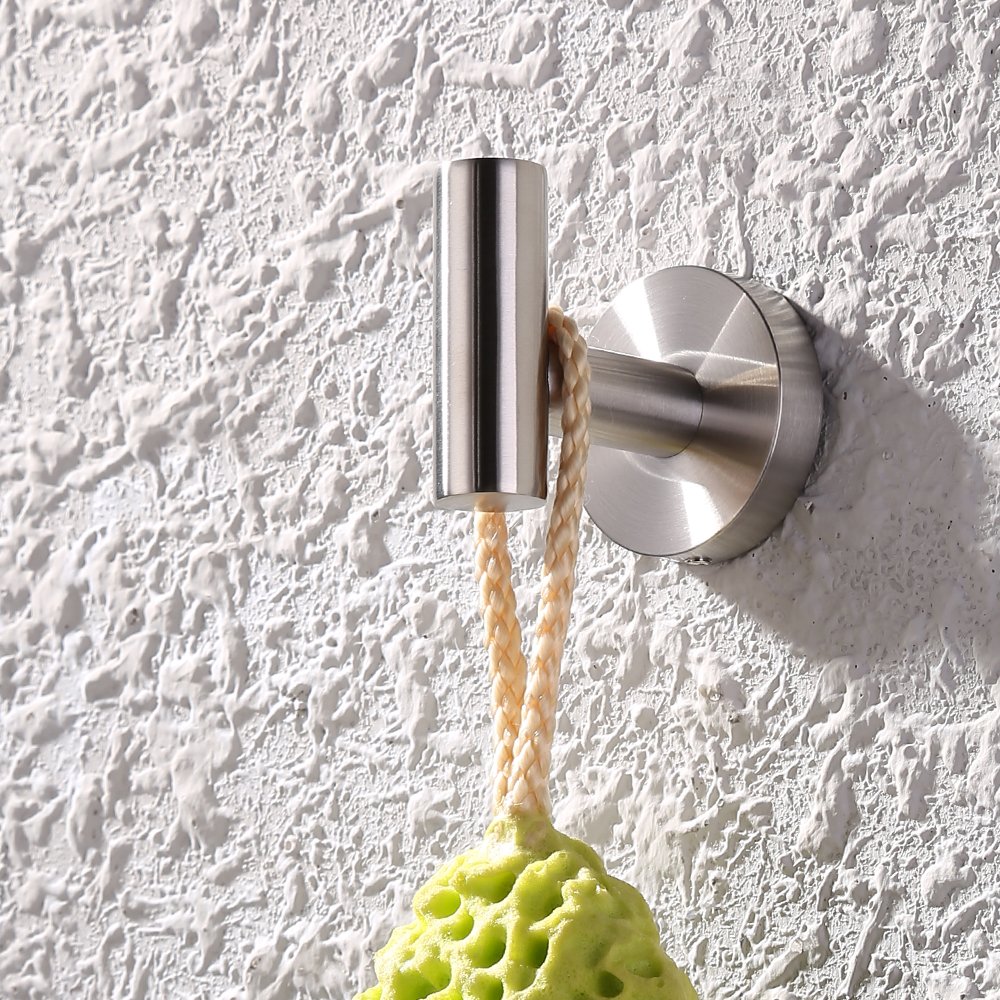 Commercial Bathroom Hardware Accessories Wall Mount Single Coat Hook