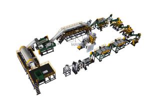 China Ss304 PET Recycling Line 380V 50HZ Pp Recycling Machine wholesale