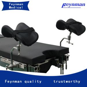 China PU Stainless Steel Gynecology Leg Holder With Out Clamp Laparoscopy Table Leg Holder wholesale
