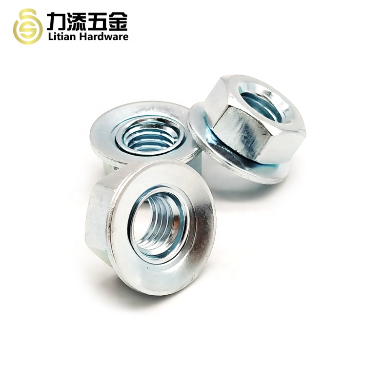Din 6923 Metal Self Locking Nut Elastic Compression Gasket Rotatable Nut M28