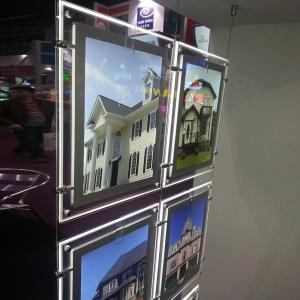 China factory price high bright crystal led light box/ advertising led light box/ super slim led light box wholesale