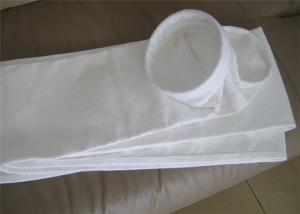 China Industrial Polyester Dust Collector Bags White High Filtration Precision wholesale