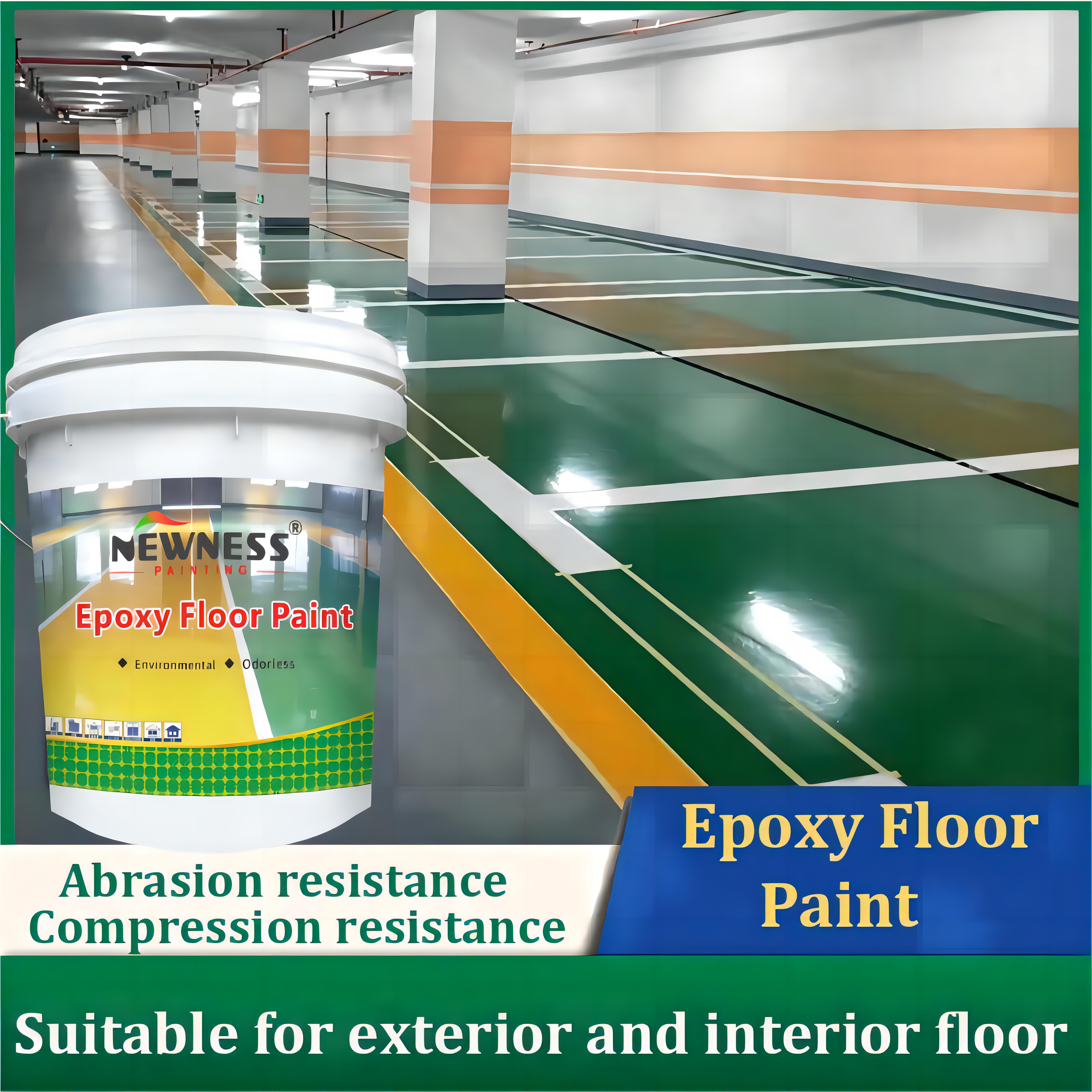 20KG/BUCKET Waterborne Two Components Industrial Epoxy Floor Primer Paint with Acrylic