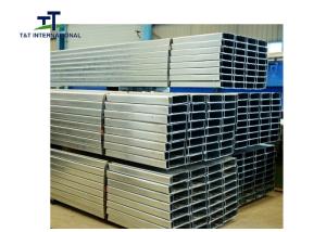 China Construction Materials C Channel Galvanized Steel , Steel Channel Beam Anti Rust wholesale