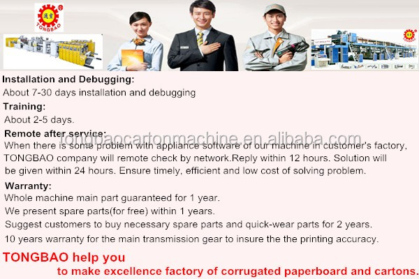 Automatic Grade Automatic Carton Box Folding Gluing Machine for Corrugated Cardboard
