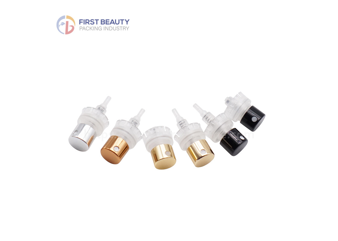 Screw Aluminum Perfume Atomizer FEA13 Silver Crimp Spray Pump Color Custom