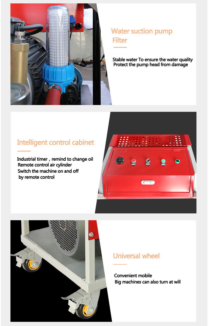Industrial High Pressure Washing Machine 500 Bar Electric Cabinet Remote Control