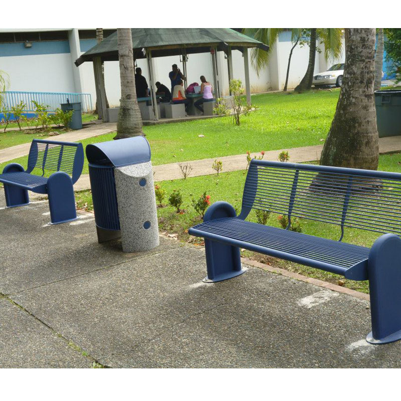 Rectangular Metal Outdoor Trash Cans 740 X 500 X 930mm Size For Garbage