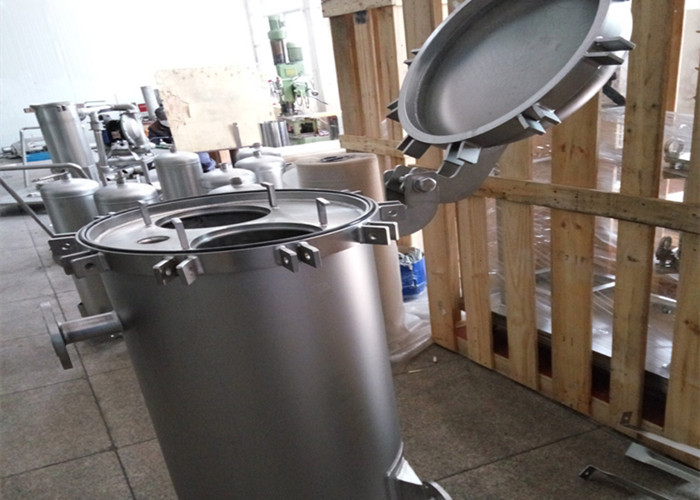 Quick Open Type Industrial Bag Filter Housing 10~1000 Micron Filtration Degree